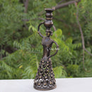 Dhokra Art Tribal Woman 18"
