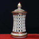 Antique Marble lantern lamps 15”
