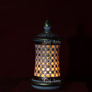 Antique Marble lantern lamps 15”