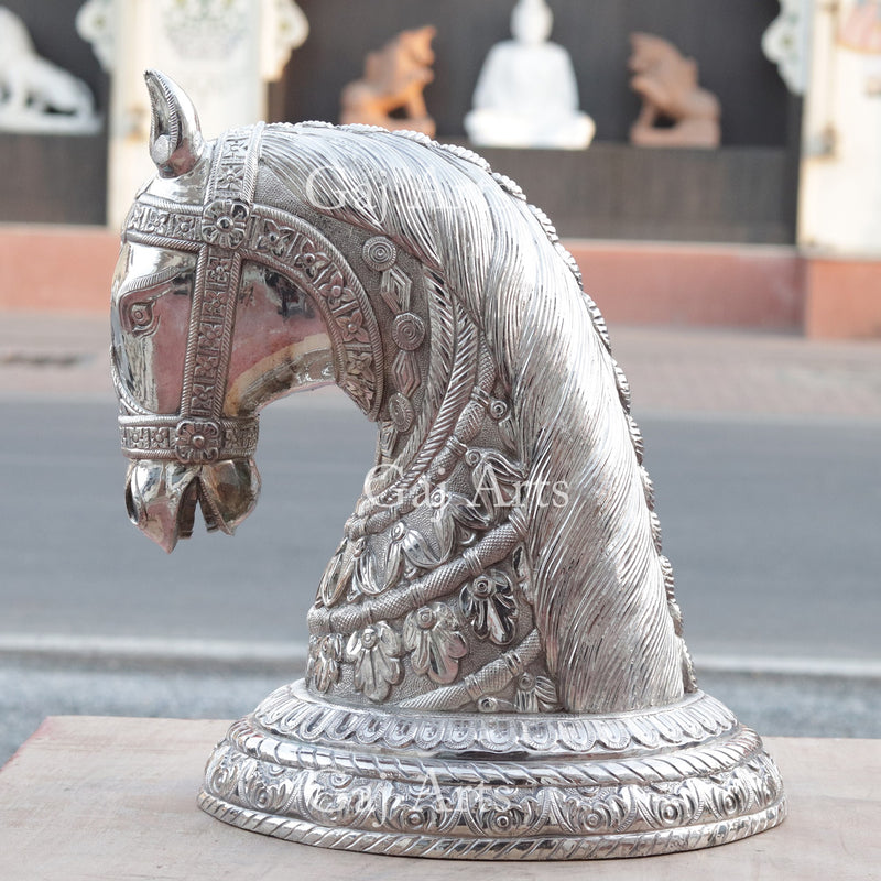 Horse Head Statue 18”
