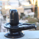 Rajasthan Black Marble Shivling | 12 Inch