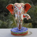 Modern Hand Painted Marble Ganesh Statue | 8 Inch