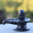 Rajasthan Black Marble Shivling | 5 Inch