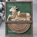 White Marble Nandi Wall Panel | 57 Inch
