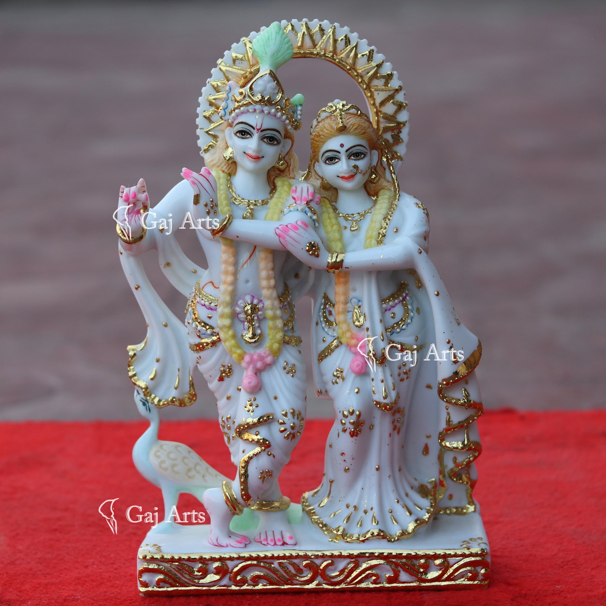 Marble Radha Krishna Jodi Idol | 12 Inch