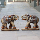 Rajnagar White Marble Elephant Statue | 24 Inch