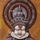 Antique Finish Kathakali Wall Panel | 48 Inch