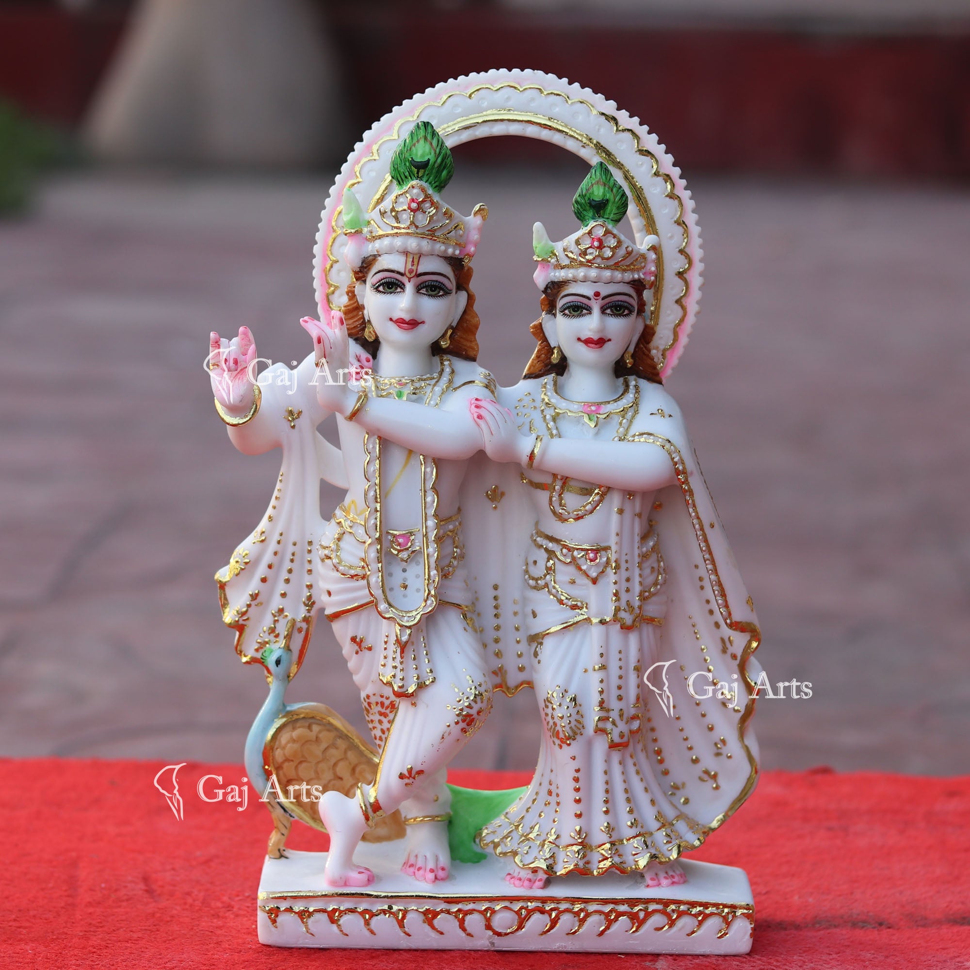 Marble Radha Krishna Jodi | 12 Inch