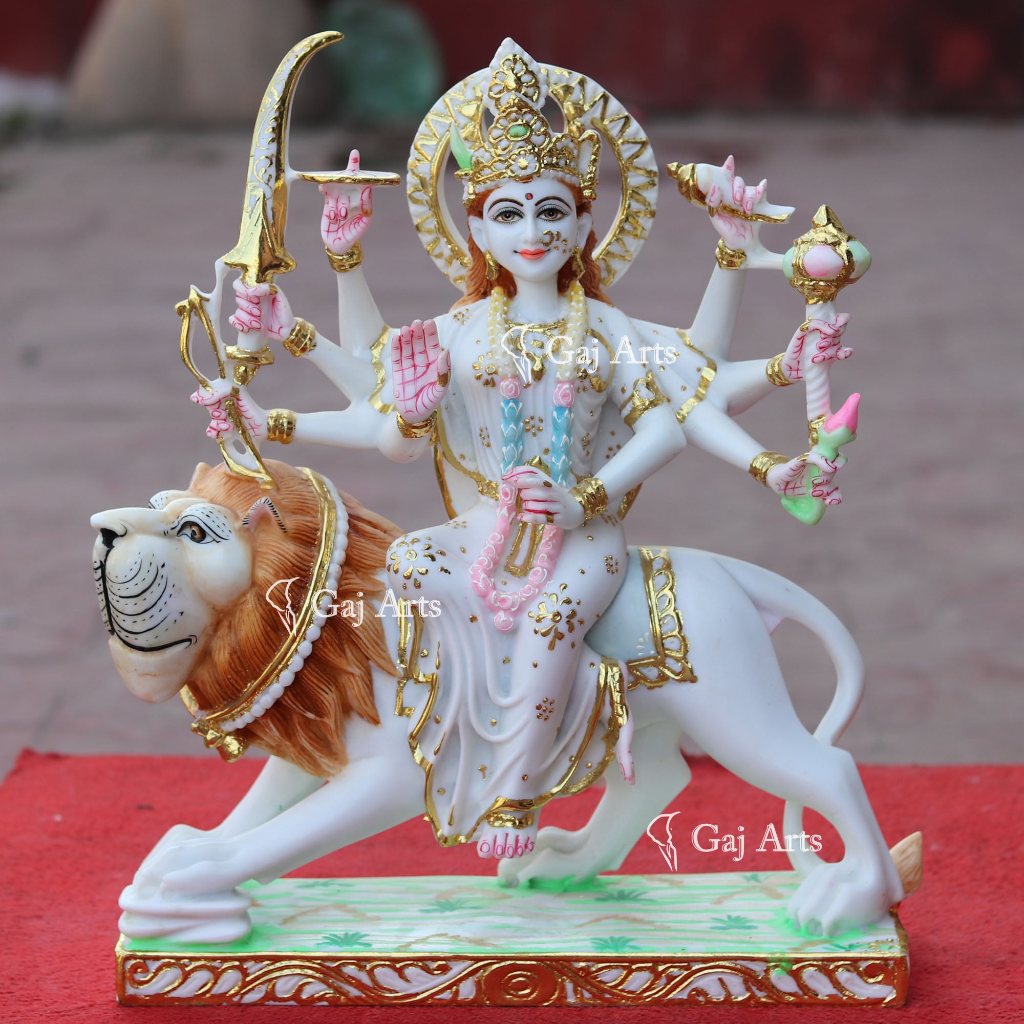 Marble Durga Maa Idol | 18 Inch