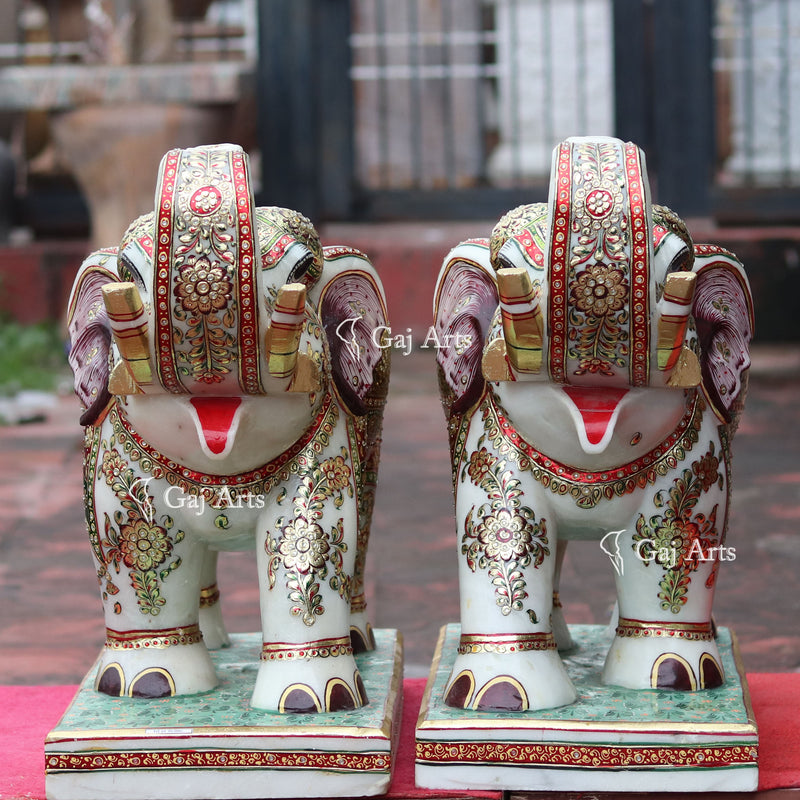 Meenakari Elephant 24"