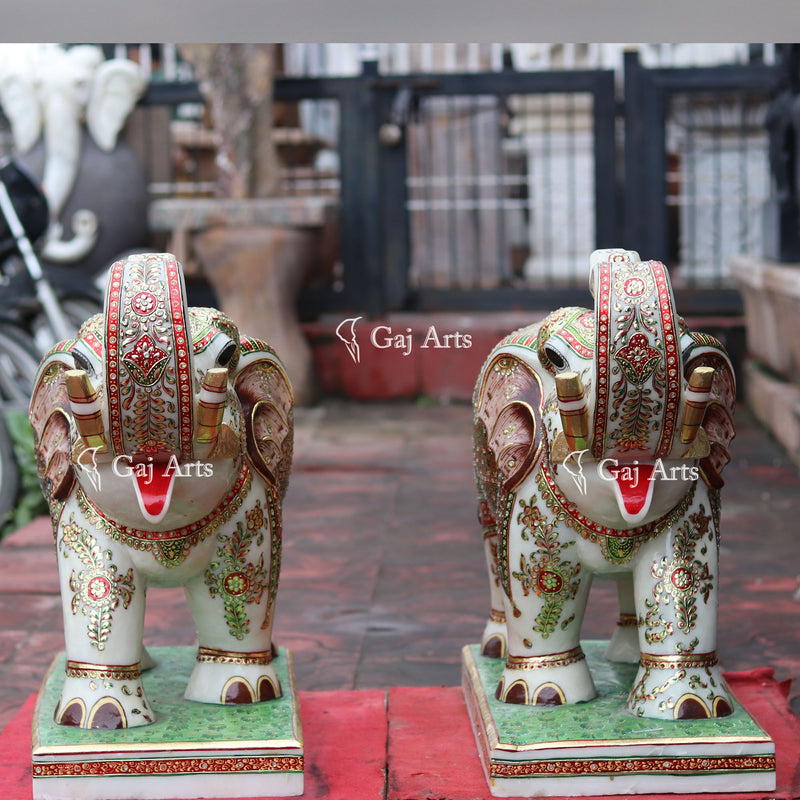 Meenakari Elephant 28"