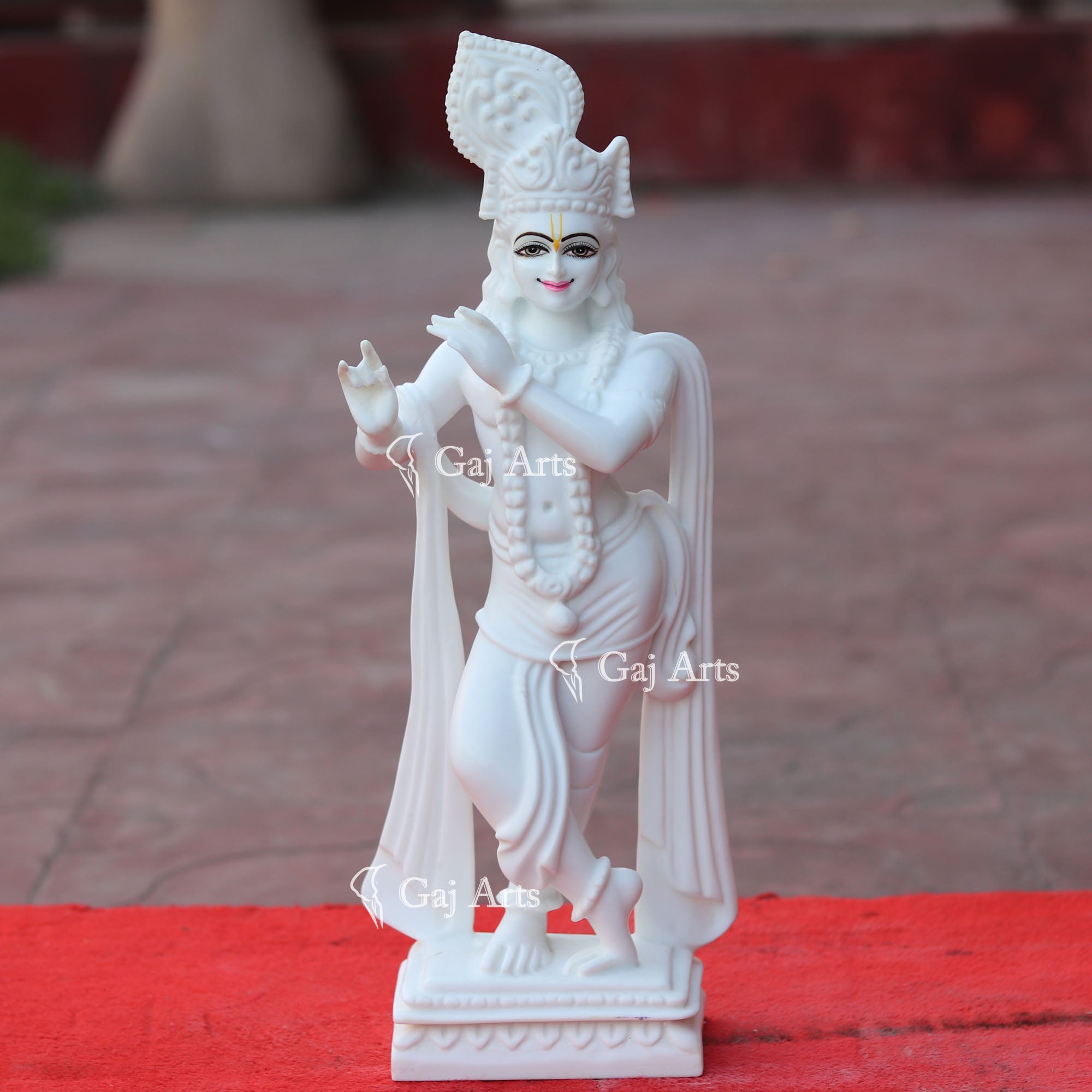 Marble  Krishna Idol | 18 Inch