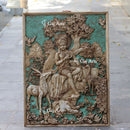 White Marble Go Gopal Wall Panel | 48 Inch