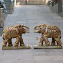 Makrana White Marble Elephant Statue | 24 Inch