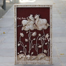 Handcrafted White Marble Wall Panel | 36 Inch