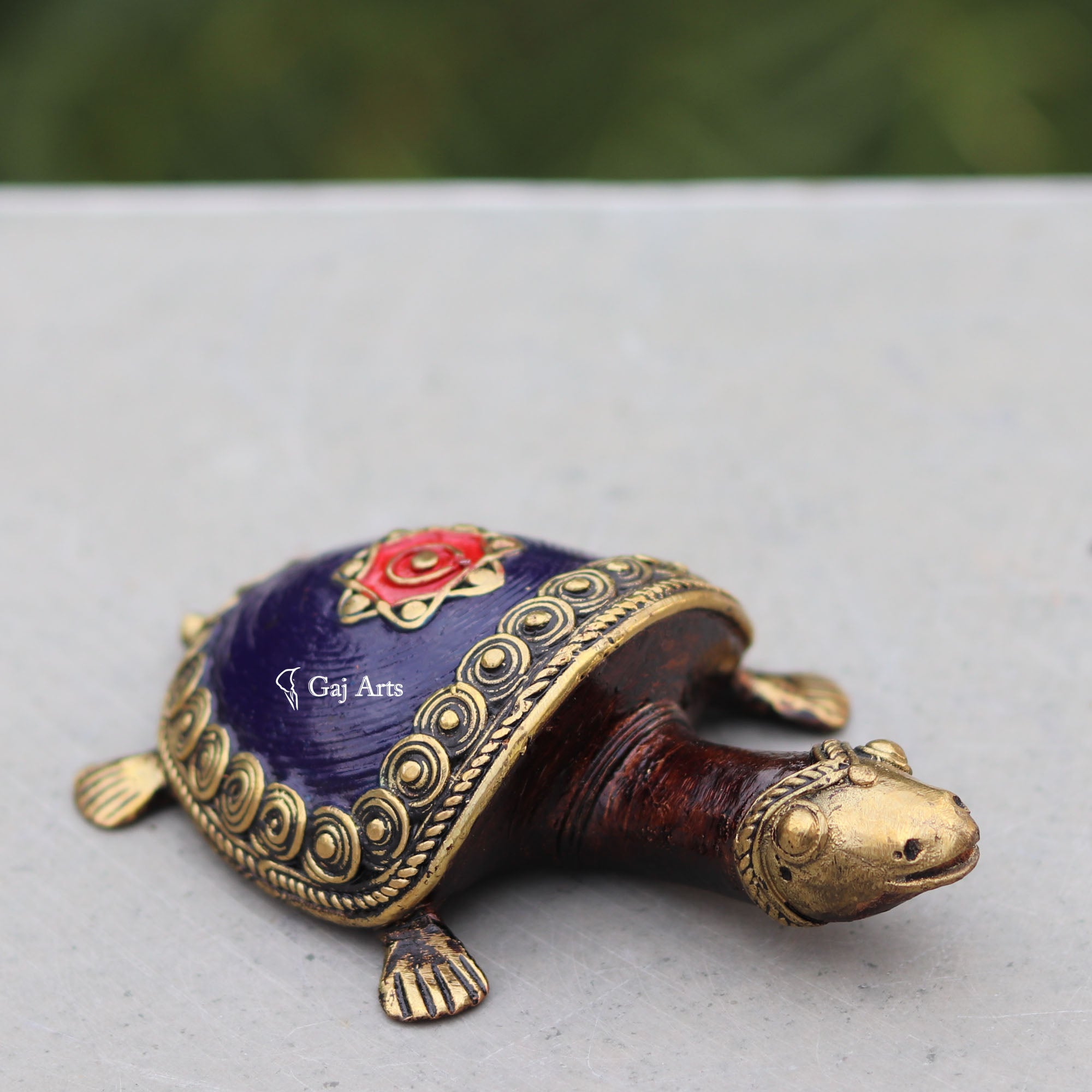 Handcrafted Bastar Dhokra Art Tortoise | 4.5 Inch