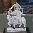 White Marble Umiya Maa Idol | 18 Inch