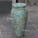 Premium Sagar Black Sandstone Planter | 36 Inch