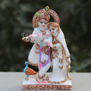 Marble Radha Krishna Idol | 7 Inch