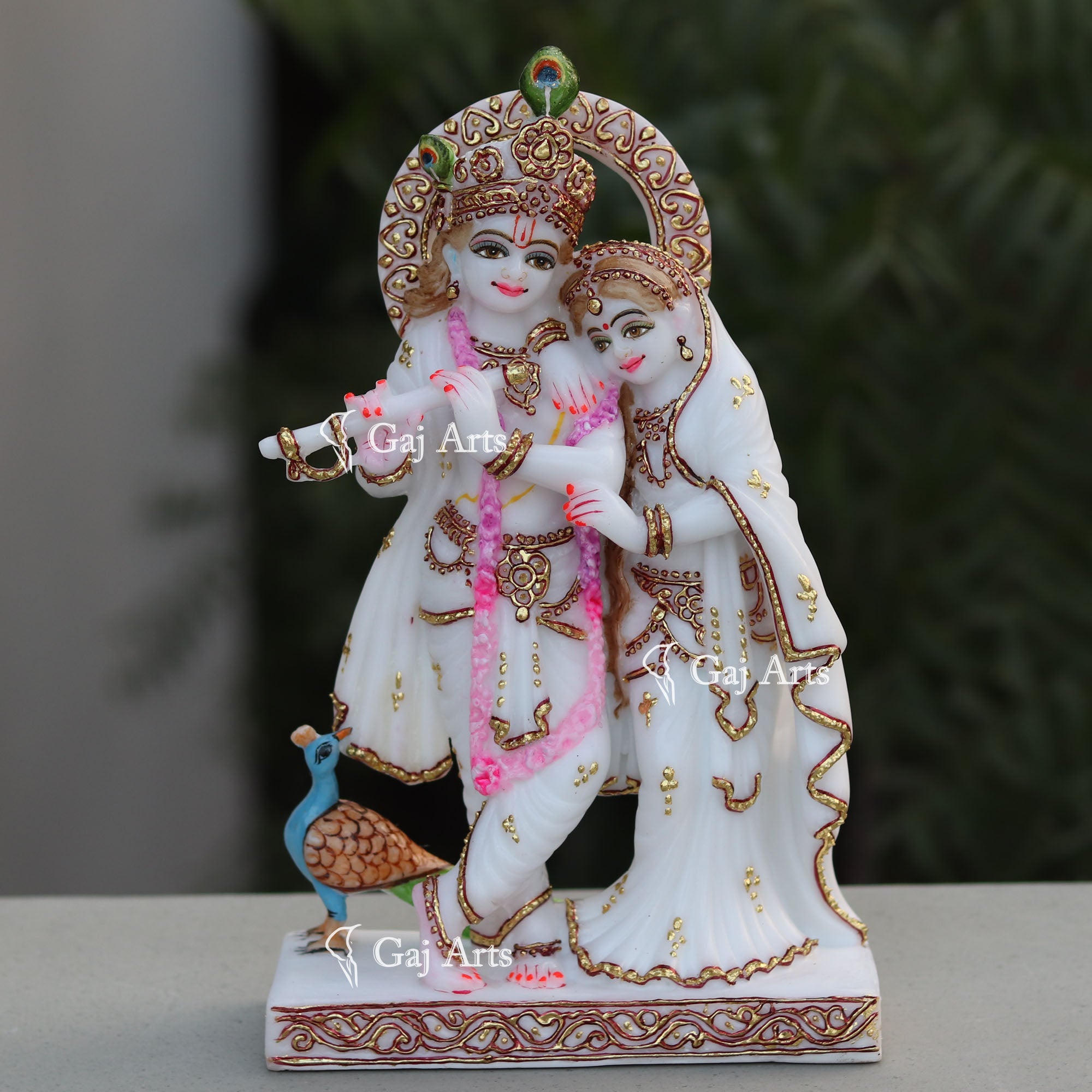 Marble Radha Krishna Jodi Idol | 12 Inch
