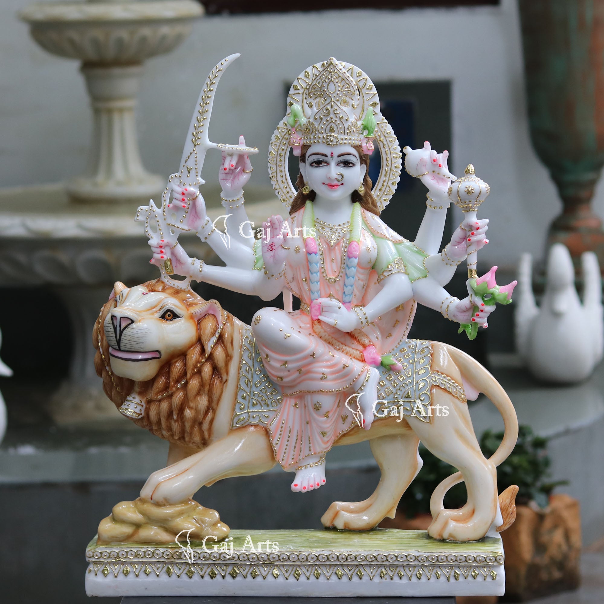 Ethiopia Durga Mata Idol | 27 Inch