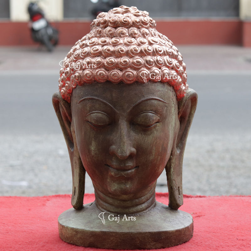 Buddha Head 15"