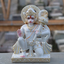 Ethiopia Marble Hanuman Ji Idol | 12 Inch