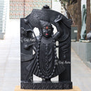 Black Marble Shreenath Ji Statue | 60 Inch
