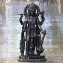 Black Marble Vishnu Ji Statue | 60 Inch