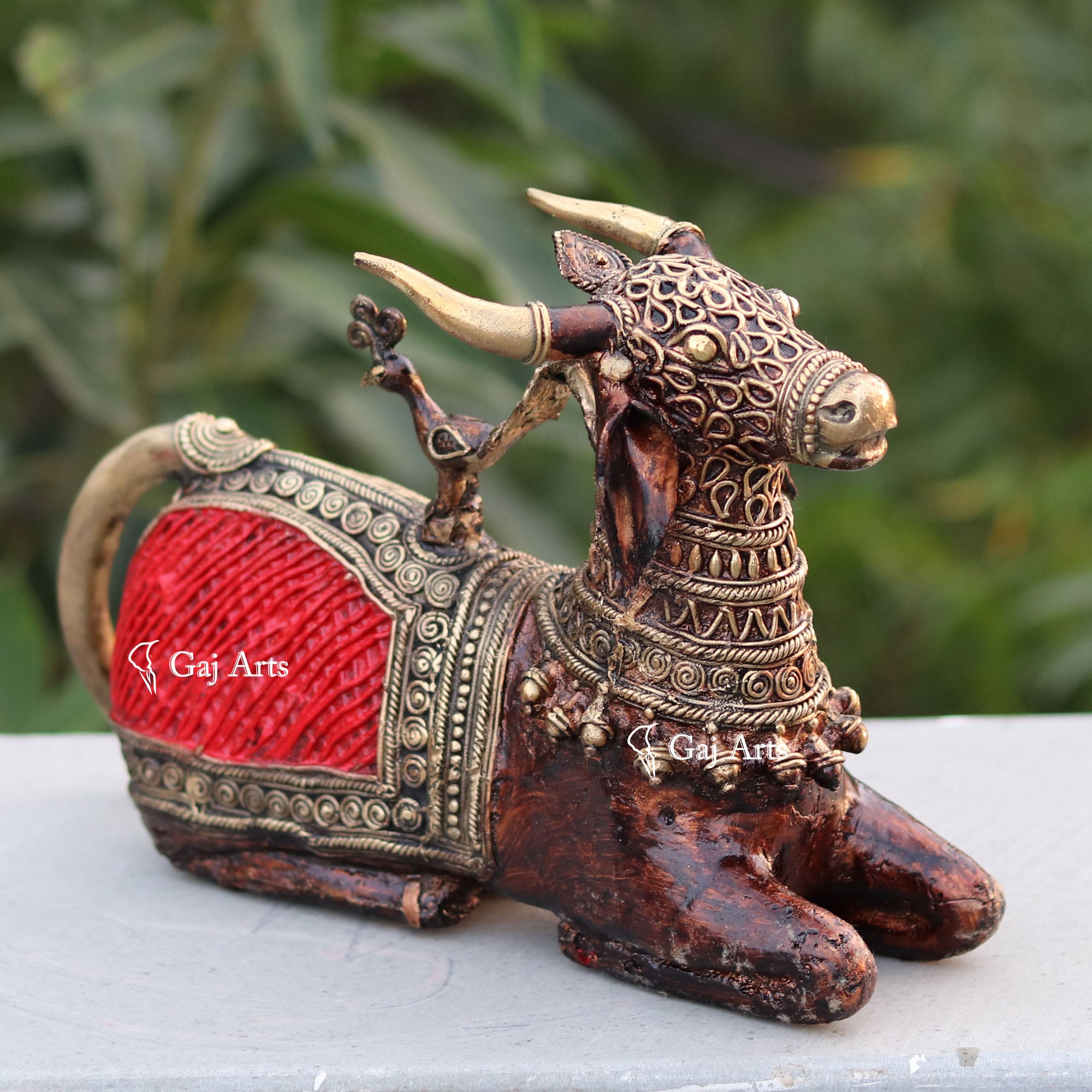 Bastar Dhokra Art Nandi 11"