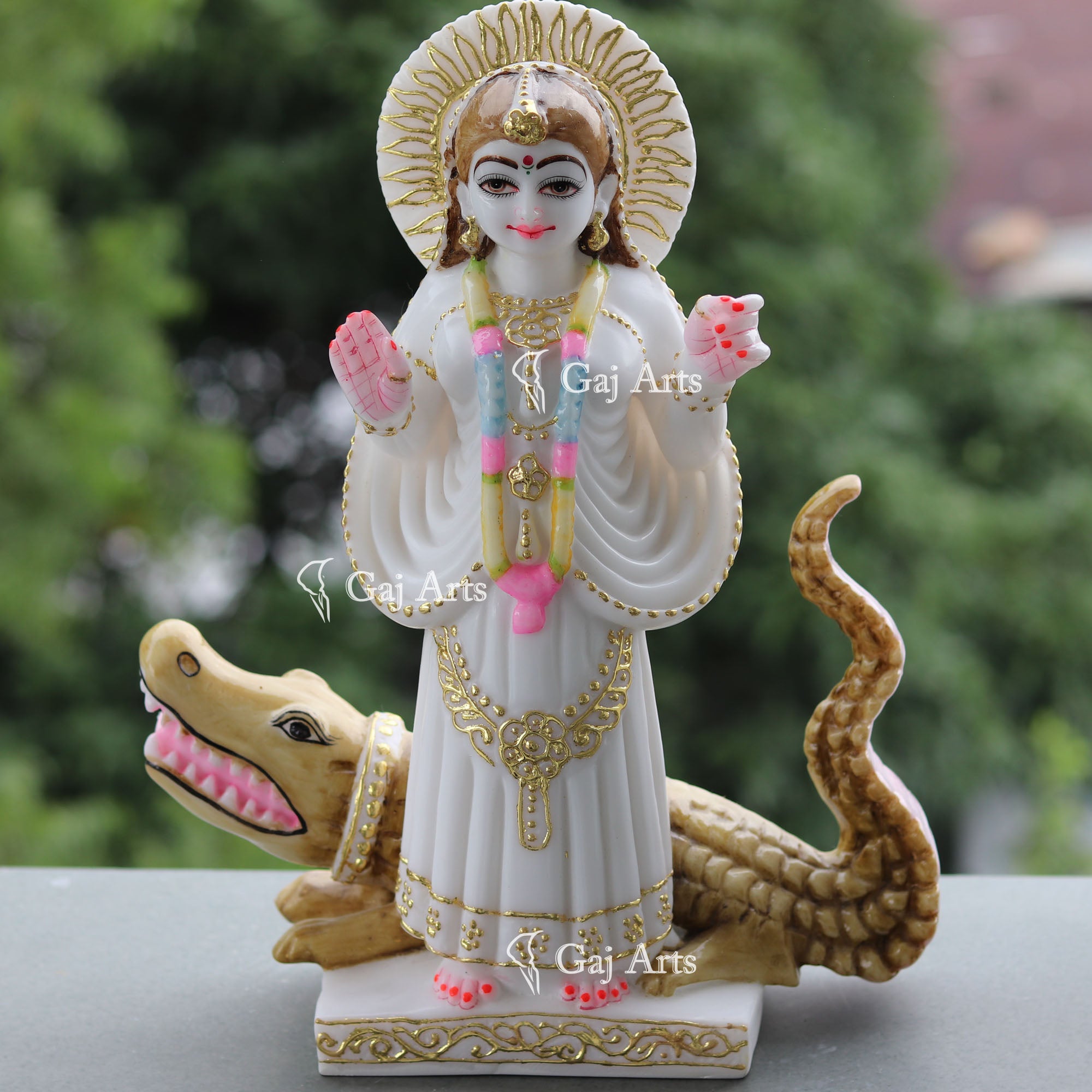 Marble Khodiyar Maa Idol | 15 Inch