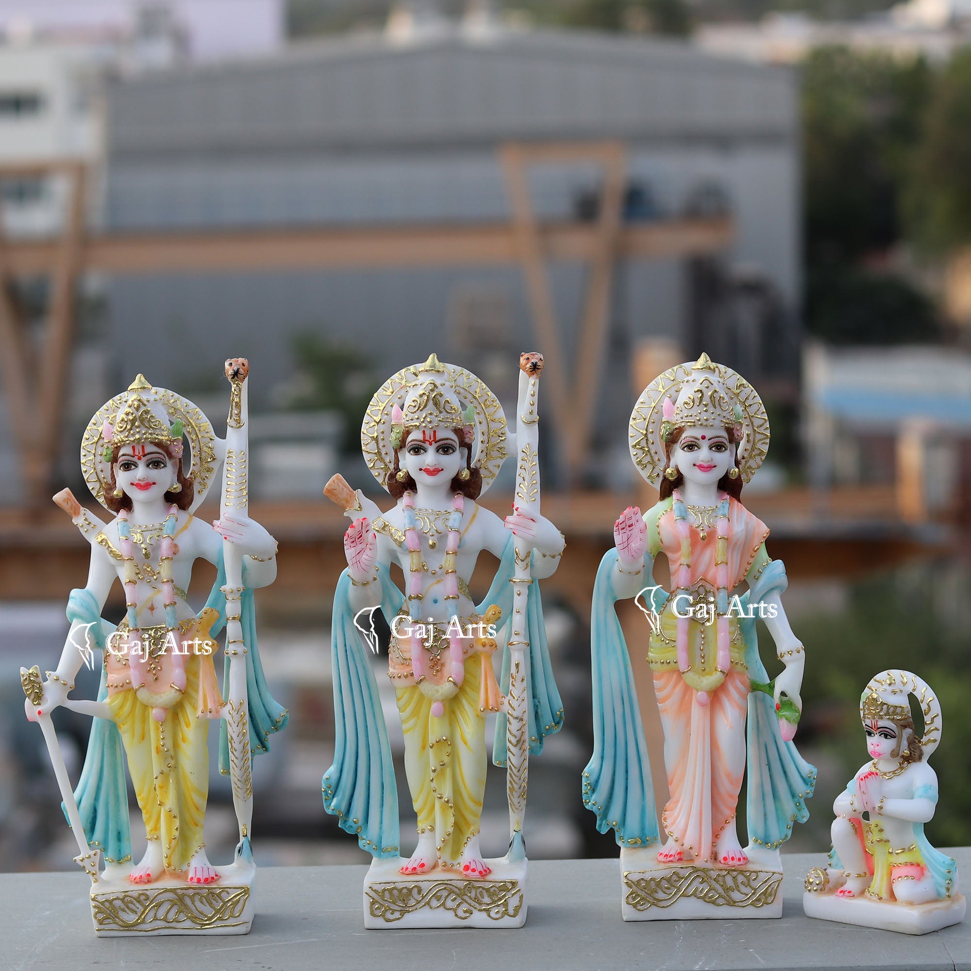 Ethiopia Marble Ram Jodi Idol | 12Inch