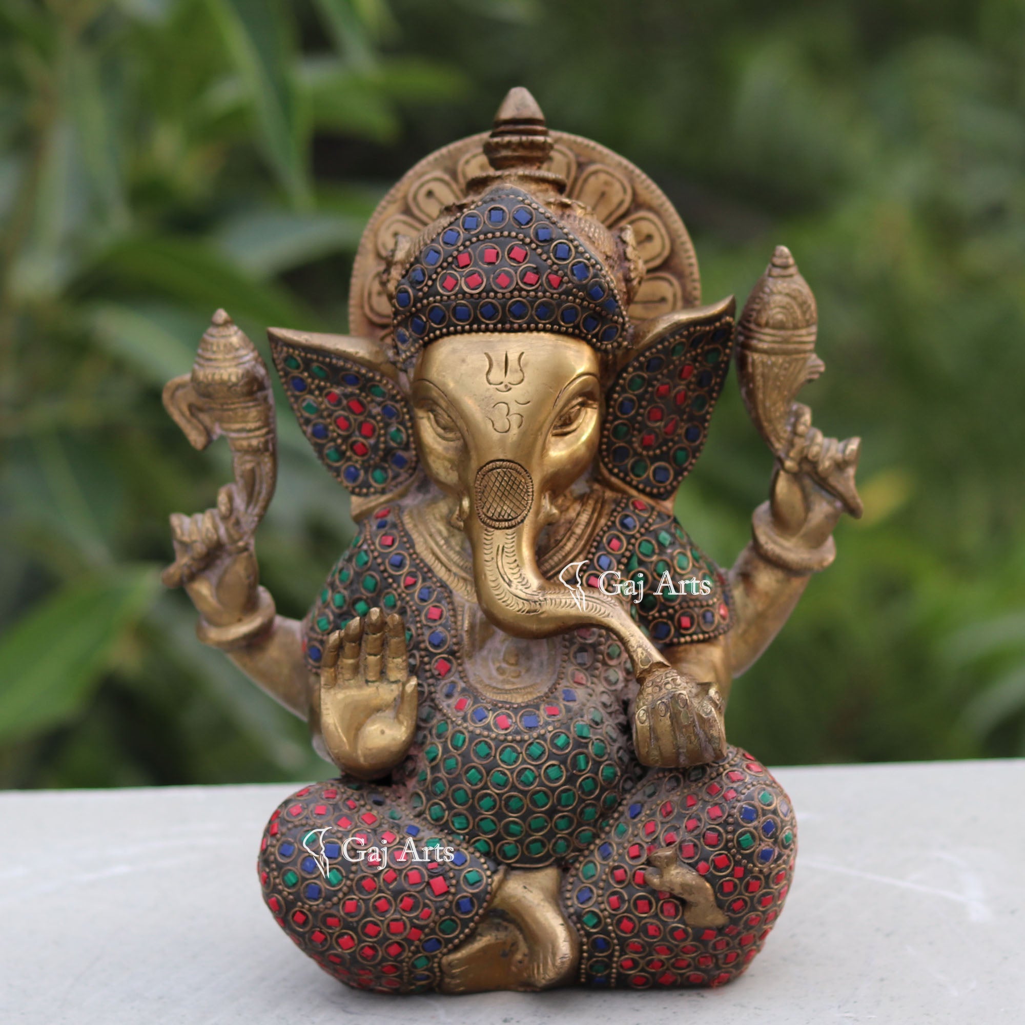 Metal Ganpati Idol | 9 Inch