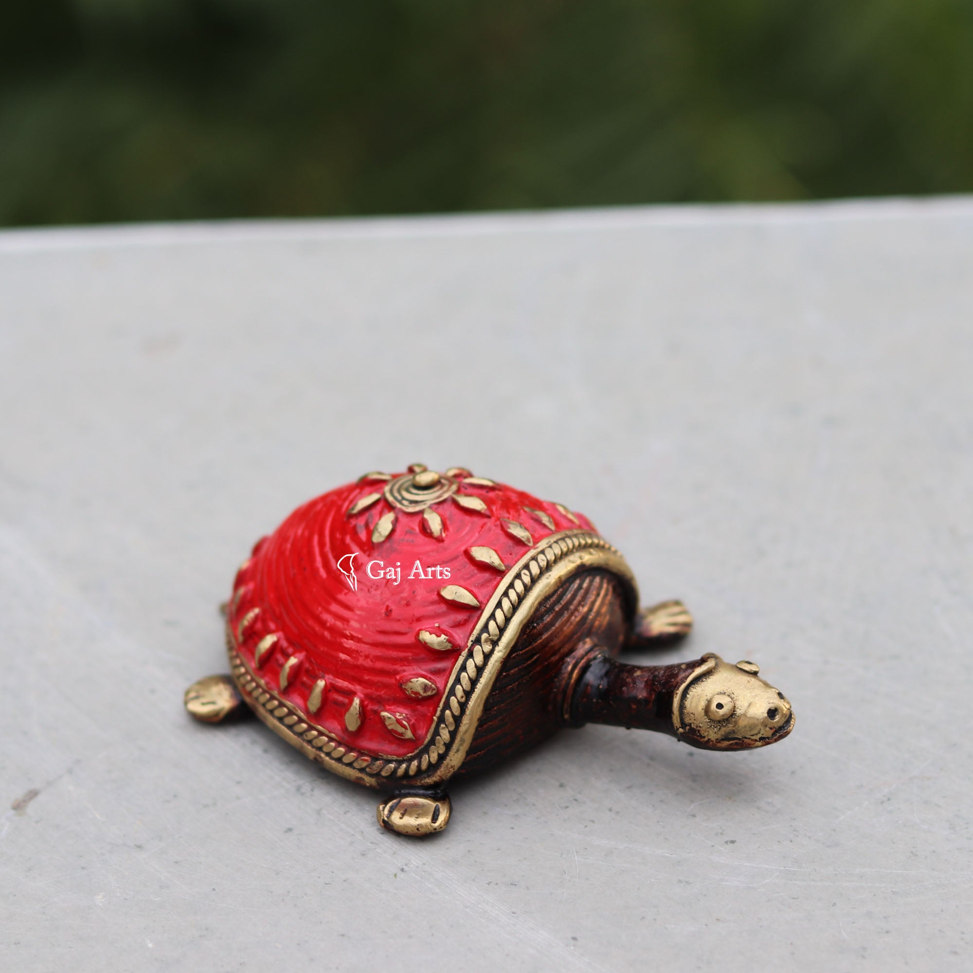 Bastar Dhokra Art Tortoise Sculpture | 3 Inch