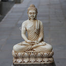 White Marble Buddha Statue | 24 Inch
