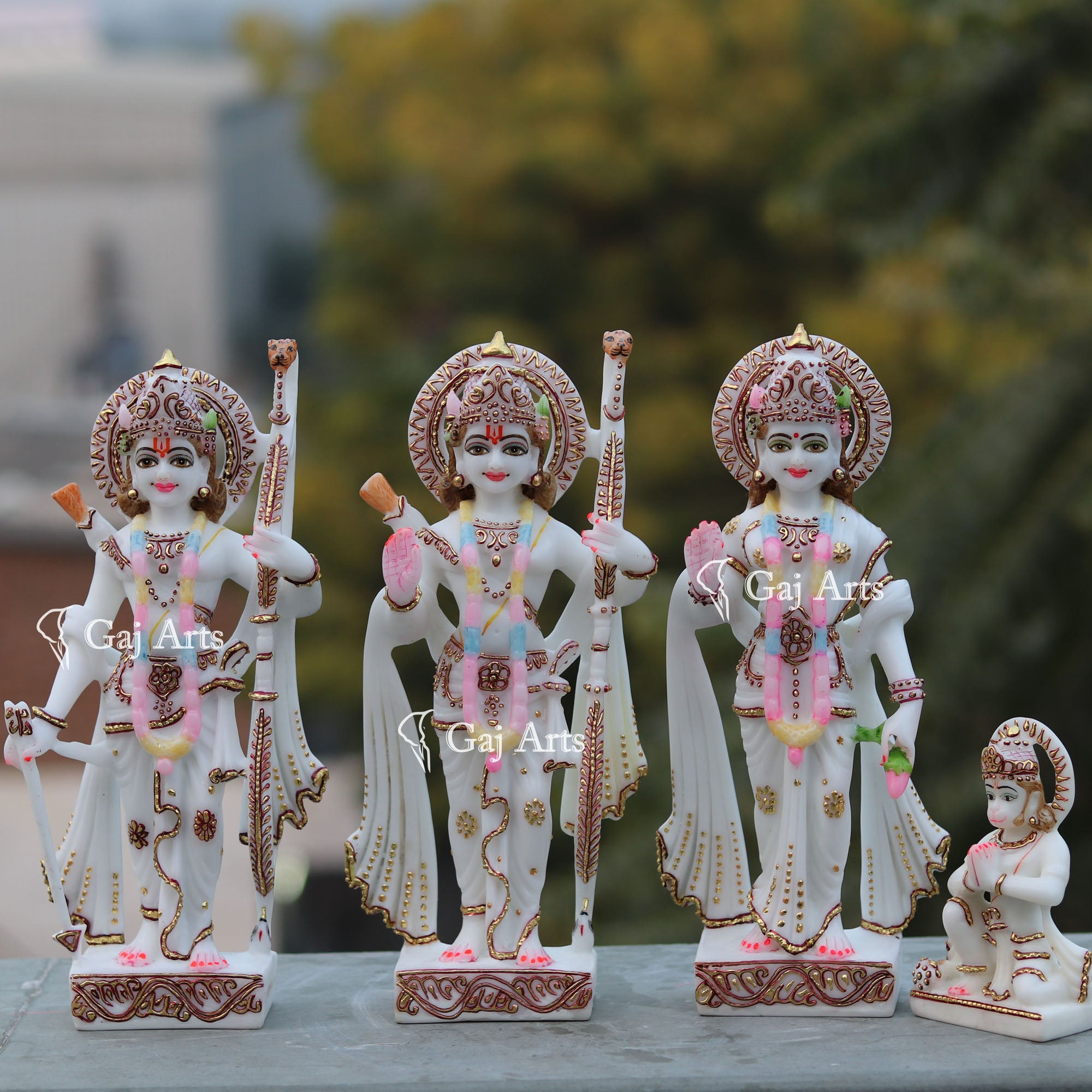 Marble Ram Jodi Idol | 12 Inch