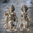 White Marble Ethiopia Radha Krishna Idol | 30 Inch