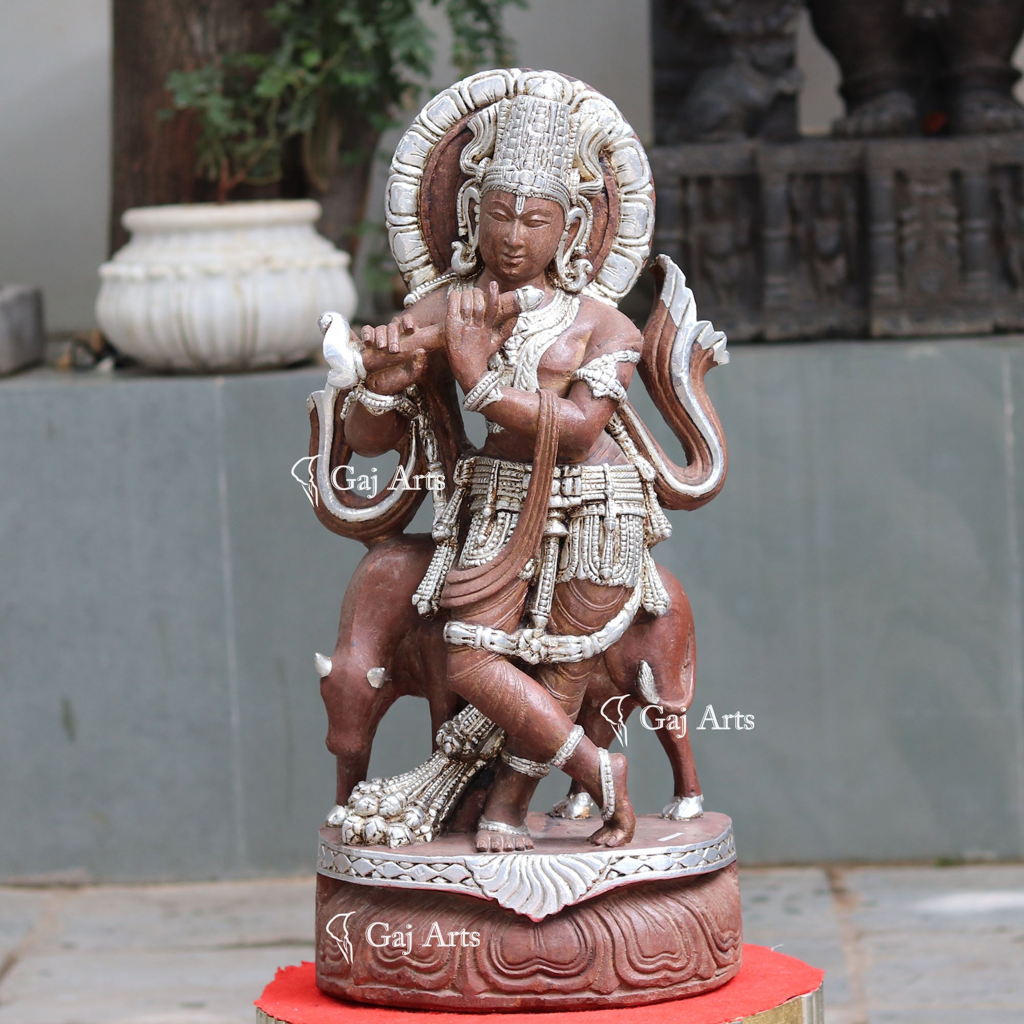 Sand Stone Go Gopal Antique Idol | 30 Inch