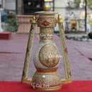 White Marble Lantern Lamp | 24 Inch