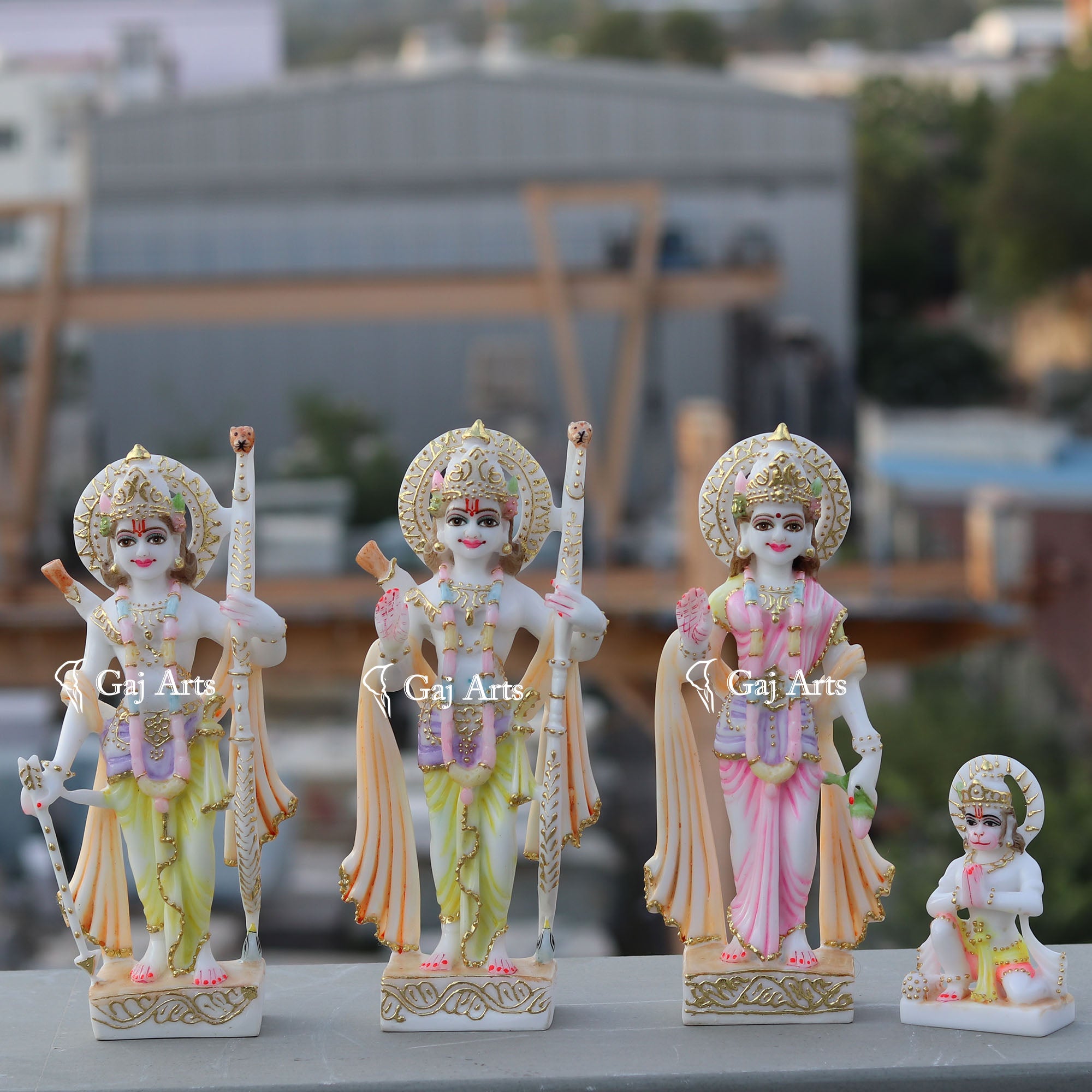 Ethiopia Marble Ram Jodi Idol | 12Inch