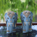 Korean Marble Elephant Statue | 9 Inch
