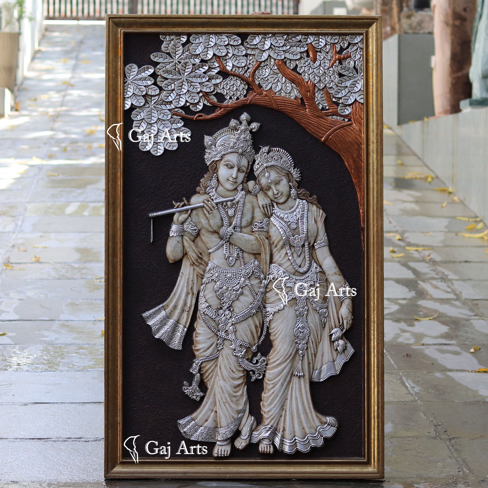 Raddha Krishna Wall Panel 60"