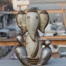 White Marble Modern Ganesha Idol | 18 Inch