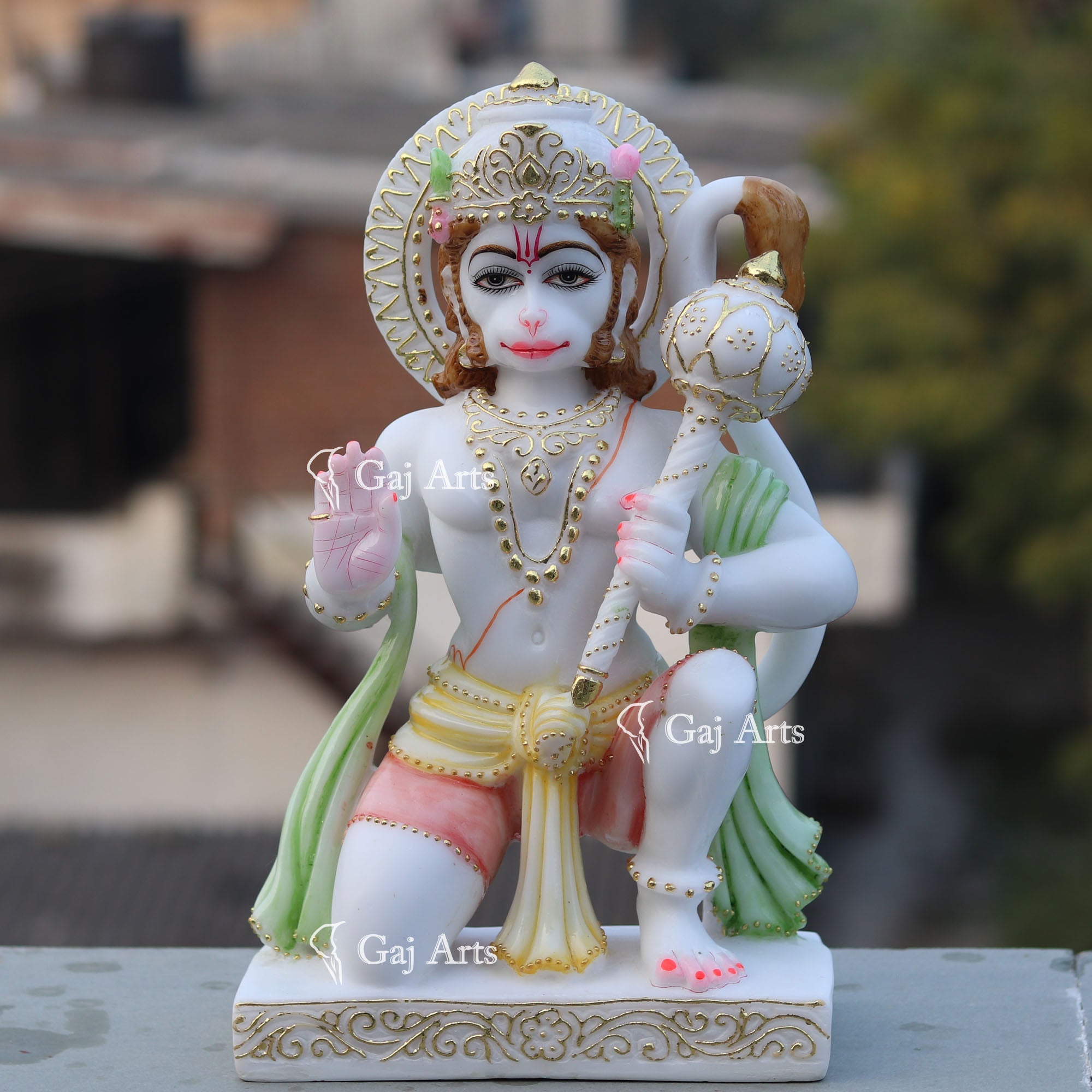 Marble Hanuman Ji Idol | 15 Inch