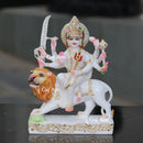 Marble Durga Maa Idol | 9 Inch