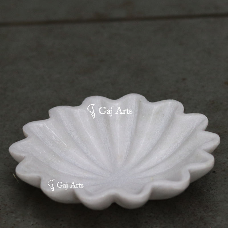 Marble Flower Bowl 6"