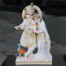 Super White Ethiopia Marble Krishna Idol | 15 Inch