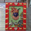 Wooden Shreenath Ji Wall Panel | 48 Inch