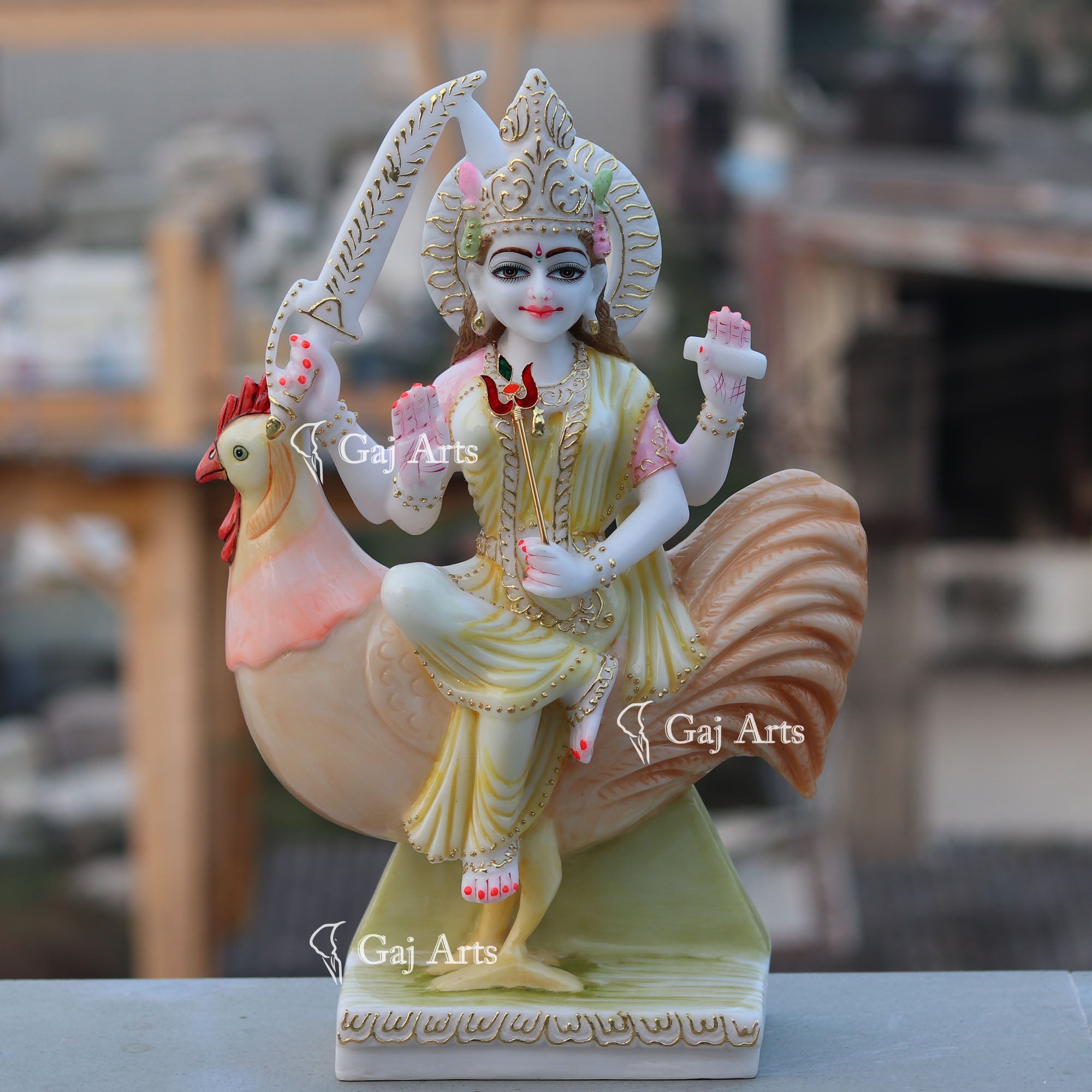 Bahu Charni Mata Idol | 18 Inch
