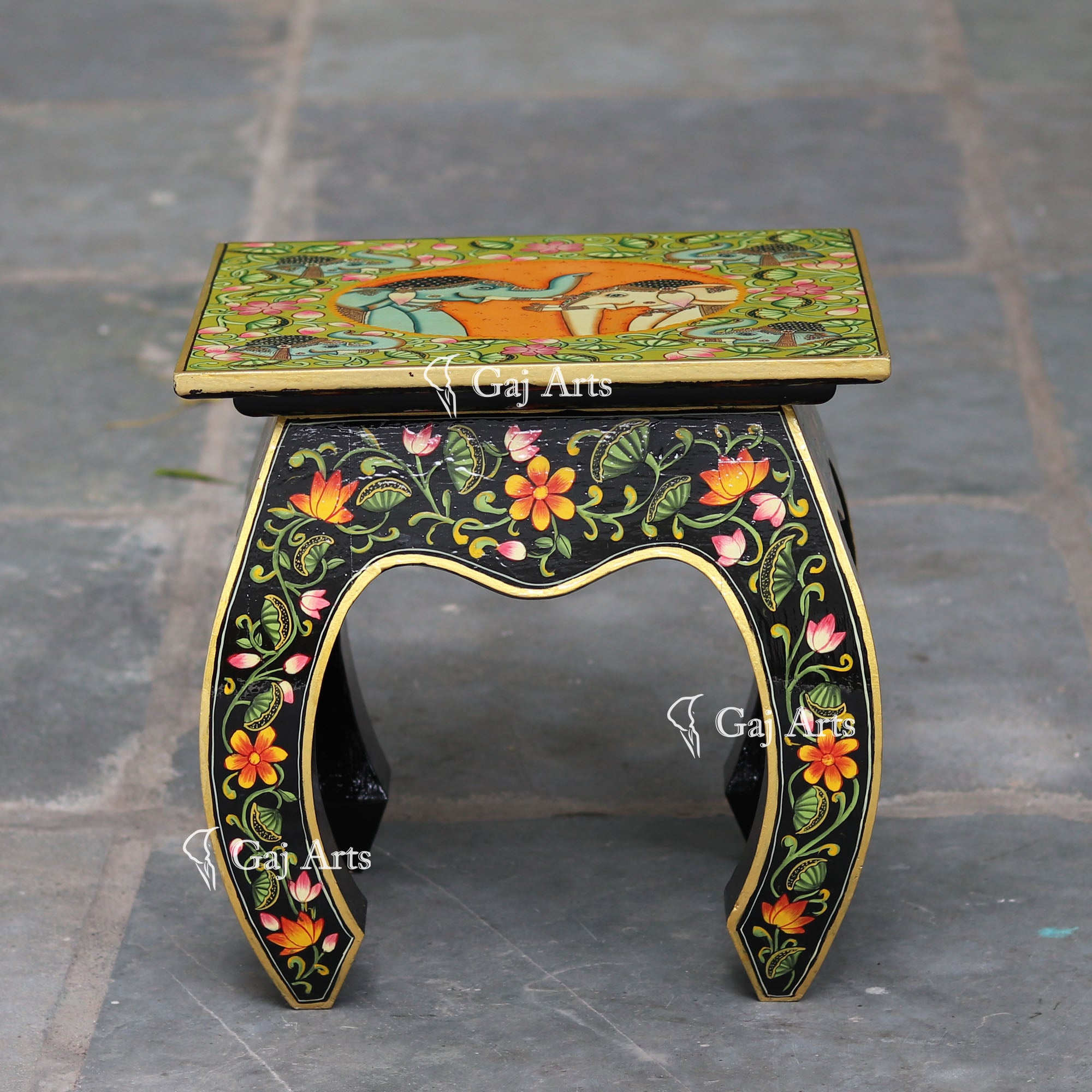 Wooden Chowki  14"